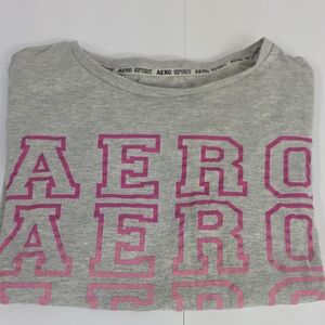Aeropostale Y2K Sport Grey Graphic Tshirt